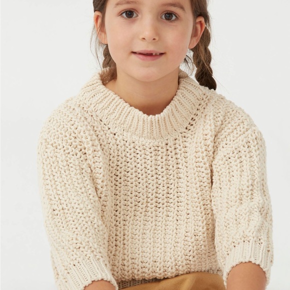 Babaa No. 18 Kids Jumper in Natural 8 - Picture 4 of 12